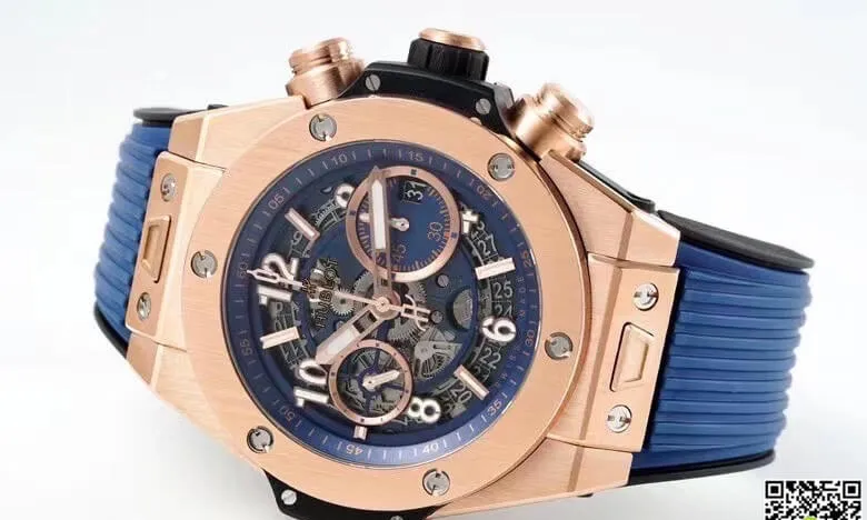Hublot Big Bang 421.OX.5180.RX ZF Factory 1:1 Best Edition Replica Watch Blue Strap